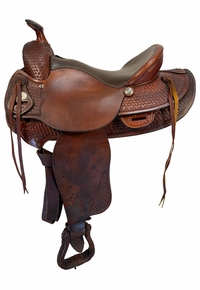 15.5Inch Used Crate Mule Trail Saddle Medium Tree 4272