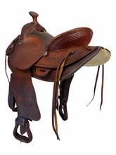 15.5Inch Used Crate Mule Trail Saddle Medium Tree 4272