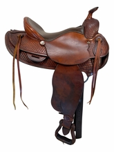 15.5Inch Used Crate Mule Trail Saddle Medium Tree 4272