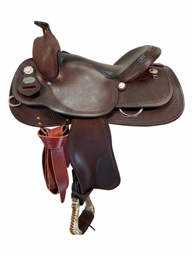 HOLD 2025/08/05j  15.5Inch Used Crates Reining Saddle 221-3