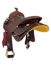 HOLD 2025/08/05j  15.5Inch Used Crates Reining Saddle 221-3