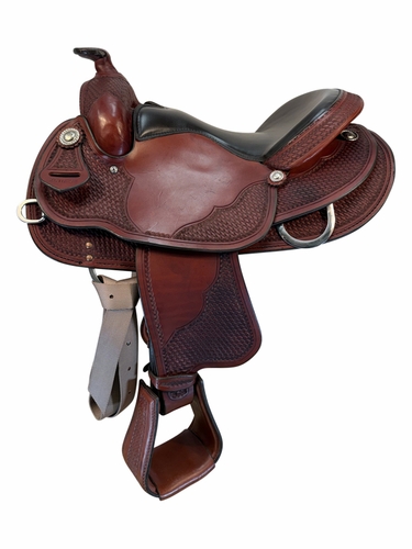 15.5Inch Used Crates Supreme Light Ladies Reining Saddle Wide Tree 4516