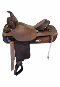 15.5Inch Used Custom Trail Saddle Wide Tree