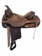 15.5Inch Used Custom Trail Saddle Wide Tree