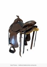 15.5Inch Used Custom Trail Saddle Wide Tree