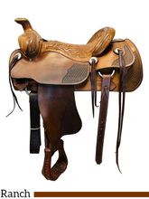 PRICE REDUCED! 15.5Inch Used D.R Rose Custom Ranch Saddle 239 *Free Shipping*