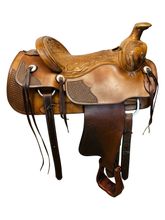 PRICE REDUCED! 15.5Inch Used D.R Rose Custom Ranch Saddle 239 *Free Shipping*