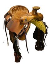 PRICE REDUCED! 15.5Inch Used D.R Rose Custom Ranch Saddle 239 *Free Shipping*