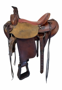 15.5Inch Used Dakota Roper Saddle Medium Tree 500