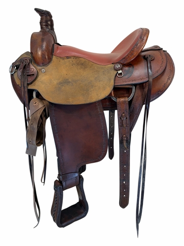 15.5Inch Used Dakota Roper Saddle Medium Tree 500