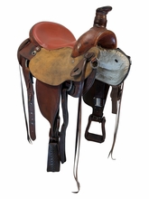 15.5Inch Used Dakota Roper Saddle Medium Tree 500