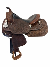 15.5Inch Used Dale Chavez Show Saddle Wide Tree