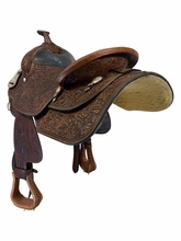 15.5Inch Used Dale Chavez Show Saddle Wide Tree