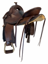 15.5Inch Used DP Saddlery Trail Saddle Adjustable Tree 1805