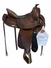 15.5Inch Used DP Saddlery Trail Saddle Adjustable Tree 1805