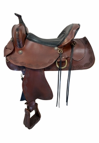 15.5Inch Used HedgPeth Trail Saddle Medium Tree 51014