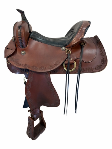 15.5Inch Used HedgPeth Trail Saddle Medium Tree 51014