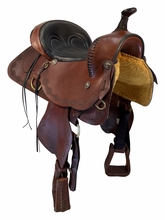 15.5Inch Used HedgPeth Trail Saddle Medium Tree 51014