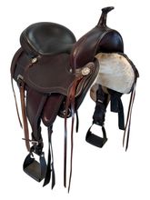 15.5Inch Used Hilason Trail Saddle Wide Tree 5208164