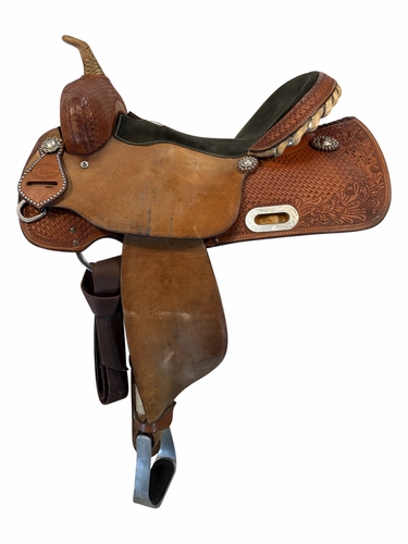 15.5Inch Used HR Barrel Saddle Medium Tree