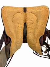 15.5Inch Used HR Hud Roberts Ranch Cutter Saddle Wide Tree