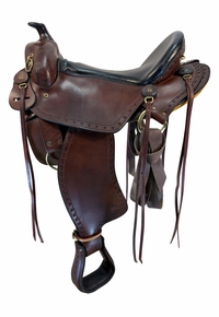 15.5Inch Used Imus Trail Saddle Medium Flex Tree