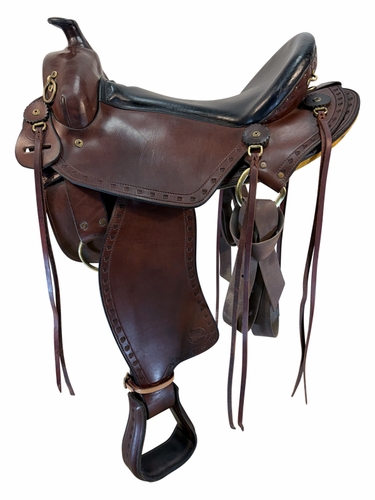 SOLD 2026/07/11 15.5Inch Used Imus Trail Saddle Medium Flex Tree
