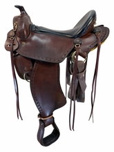SOLD 2026/07/11 15.5Inch Used Imus Trail Saddle Medium Flex Tree