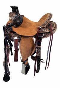 15.5Inch Used JC Martin Ranch Saddle Wide Tree 1300