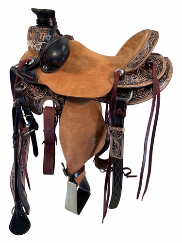 15.5Inch Used JC Martin Ranch Saddle Wide Tree 1300
