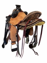 15.5Inch Used JC Martin Ranch Saddle Wide Tree 1300