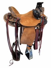 15.5Inch Used JC Martin Ranch Saddle Wide Tree 1300