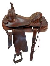 15.5Inch Used Less Ertman Cutting Saddle Medium Tree