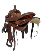 15.5Inch Used Less Ertman Cutting Saddle Medium Tree