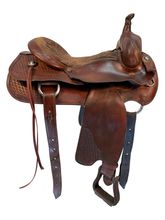 15.5Inch Used Less Ertman Cutting Saddle Medium Tree