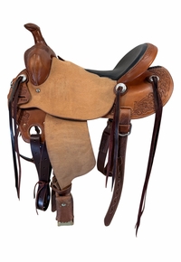 15.5Inch Used McCall McLite All Around Saddle Medium Tree