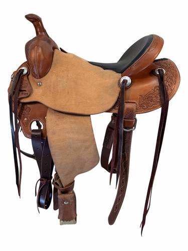15.5Inch Used McCall McLite All Around Saddle Medium Tree