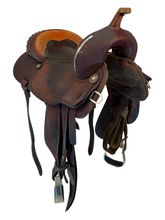 15.5Inch Used Panther Canyon Deb Sibley Treeless Barrel Saddle Medium Tree