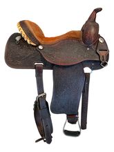 15.5Inch Used Sharon Camarillo Barrel Saddle