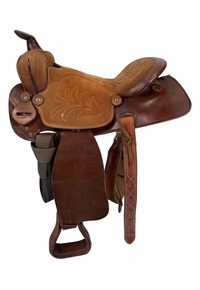 15.5Inch Used Simco Trail Saddle Medium Tree 3095