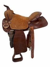 15.5Inch Used Simco Trail Saddle Medium Tree 3095