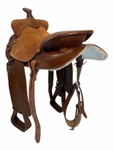 15.5Inch Used Simco Trail Saddle Medium Tree 3095