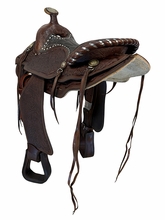 15.5Inch Used Simco Vintage Trail Saddle Medium Tree 4035