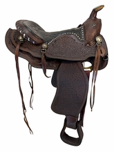 15.5Inch Used Simco Vintage Trail Saddle Medium Tree 4035