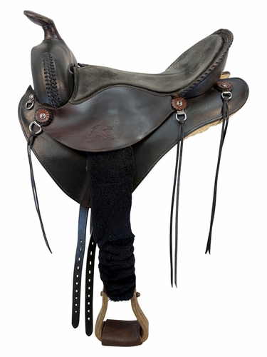 15.5Inch Used Synergist Trail Saddle Wide Tree 927