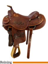 PRICE REDUCED! 15.5Inch Used Teskeys Trophy Reining Saddle *Free Shipping*