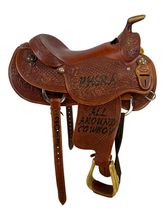 PRICE REDUCED! 15.5Inch Used Teskeys Trophy Reining Saddle *Free Shipping*