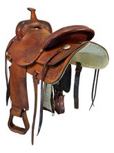 15.5Inch Used TexTan Trail Saddle