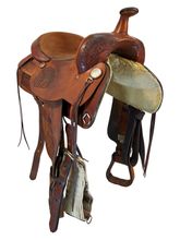 15.5Inch Used TexTan Trail Saddle