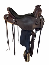 15.5Inch Used TL Overbey Wade Ranch Saddle Medium Tree